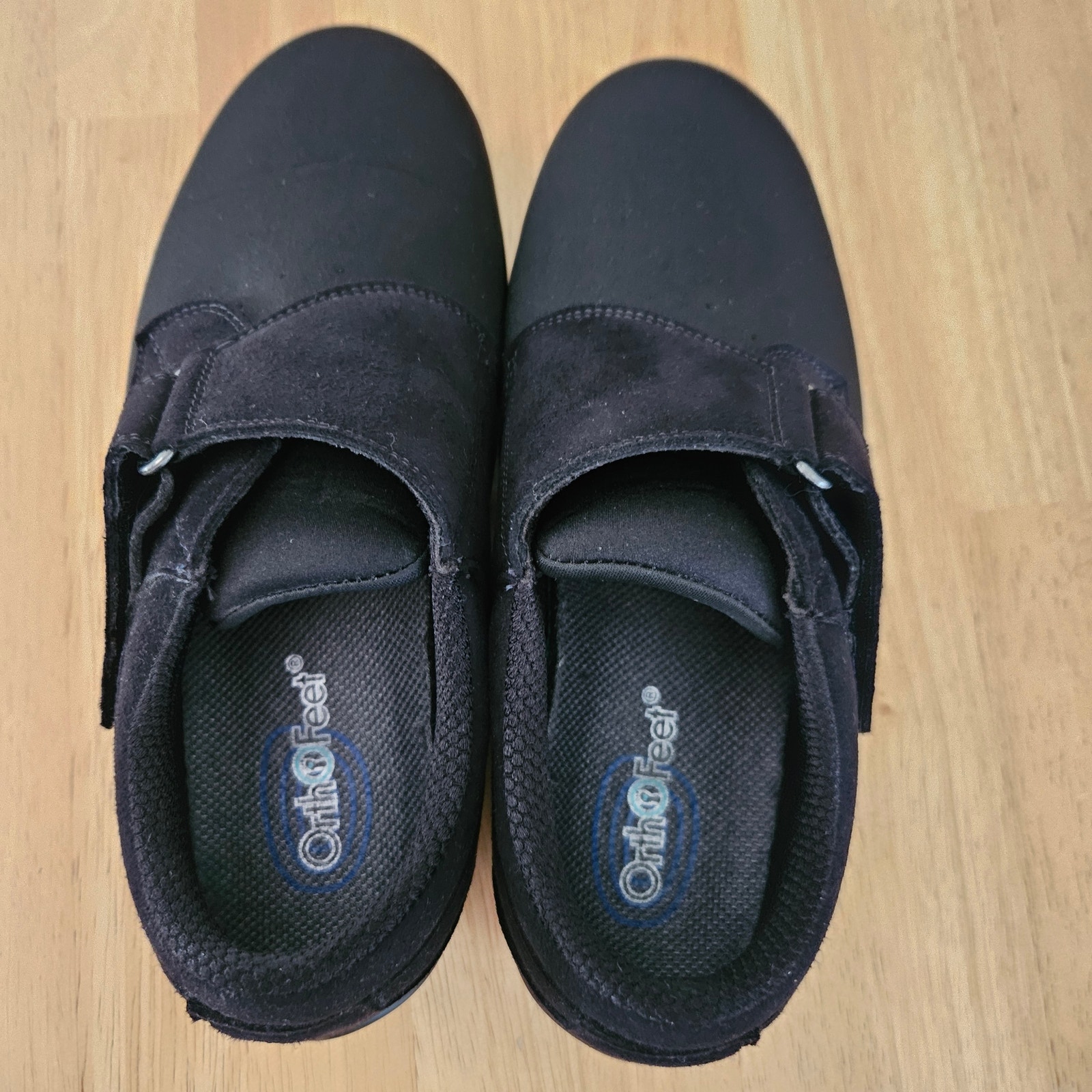 Orthofeet Women's Wichita Diabetic Comfort Shoes Black Sz 8.5 Wide Euc — image 4 of 8